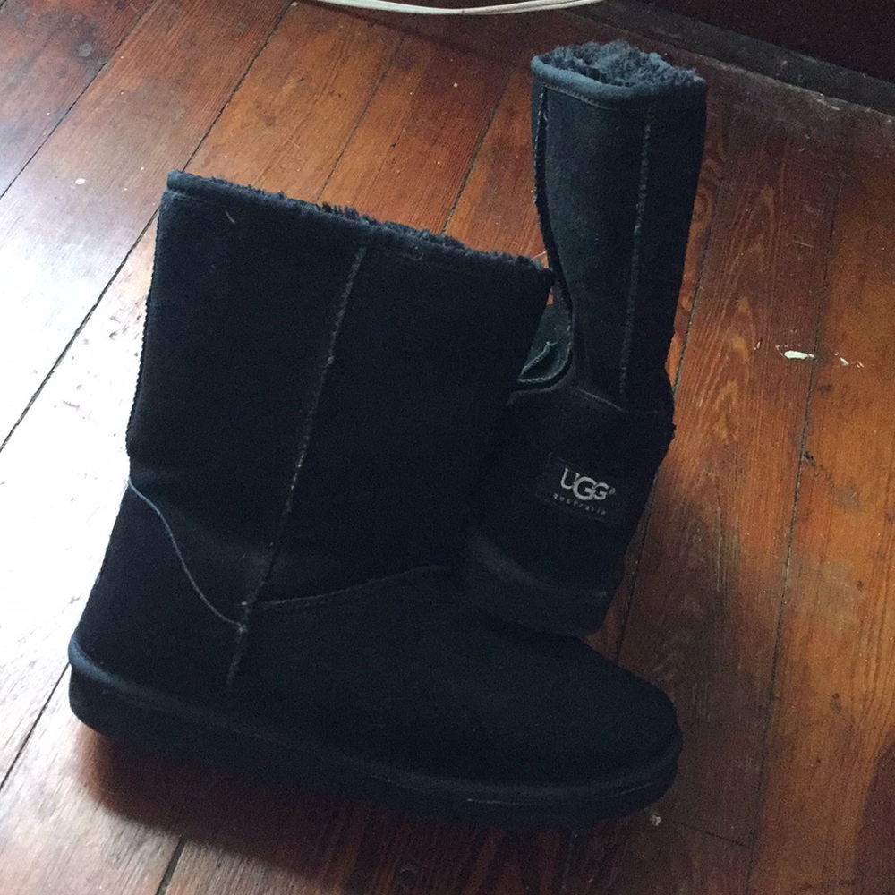 UGG Classic Tall 8 Black Short Boots W8